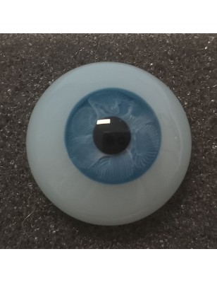 Lauscha FLAT 2 NEW ACQUAMARINA-Sclera Blu-Iride Piccolo