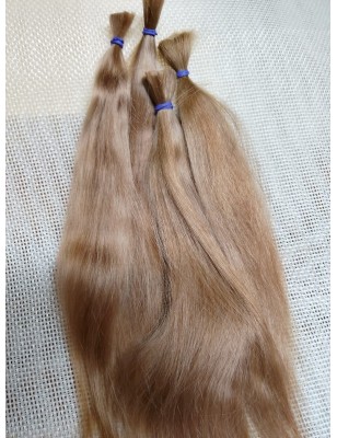 JU&NA mohair- COOL DARK BLONDE STRAIGHT