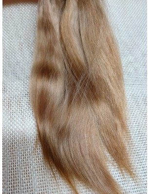 JU&NA mohair- COOL DARK BLONDE STRAIGHT