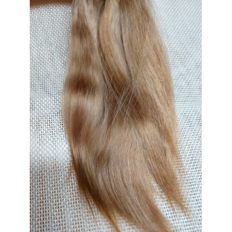 JU&NA mohair- COOL DARK BLONDE STRAIGHT