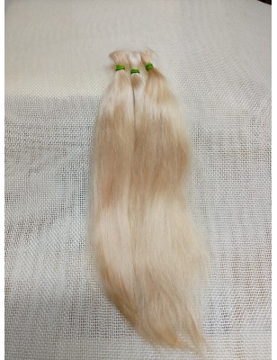 JU&NA mohair- LIGHT GOLDEN BLONDE STRAIGHT