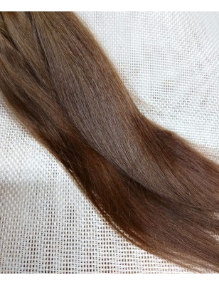 JU&NA mohair- MOCCA BROWN STRAIGHT