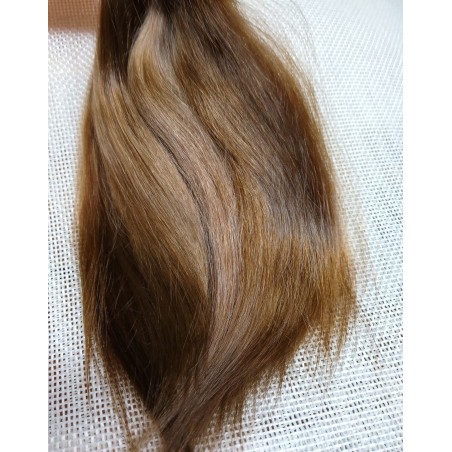 JU&NA mohair-COOL BROWN STRAIGHT
