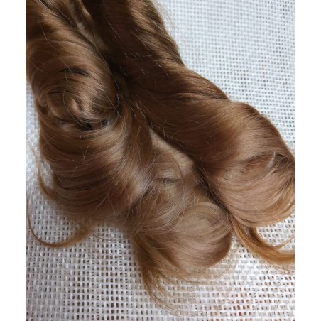 JU&NA mohair- DARK BLONDE WAVY/CURLY