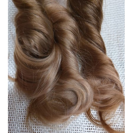 JU&NA mohair- DARK BLONDE WAVY/CURLY