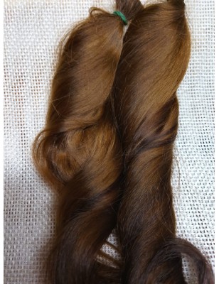 JU&NA mohair- DARK CHOCOLATE WAVY/CURLY