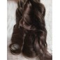 JU&NA mohair- COOL MEDIUM BROWN WAVY/CURLY