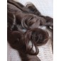 JU&NA mohair- COOL MEDIUM BROWN WAVY/CURLY