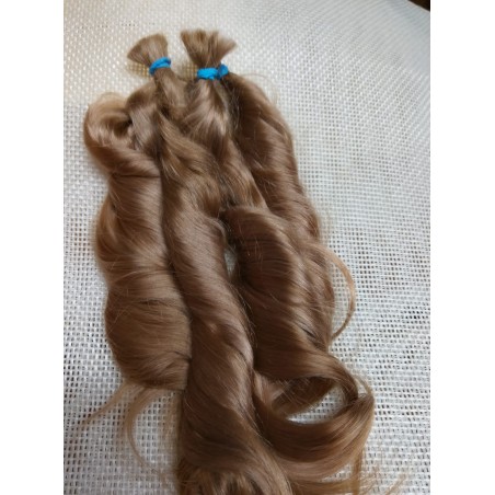 JU&NA mohair- NUDE MEDIUM BLONDE WAVY/CURLY