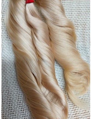 JU&NA mohair-BABY BLONDE WAVY/CURLY