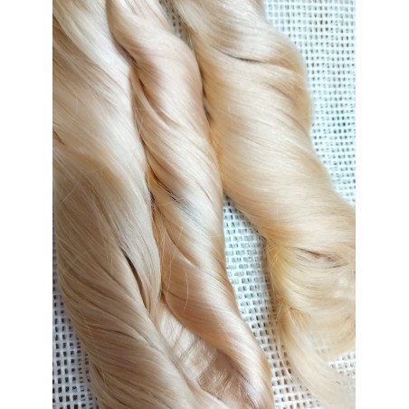 JU&NA mohair-BABY BLONDE WAVY/CURLY