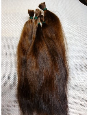 JU&NA mohair-DARK CHOCOLATE STRAIGHT