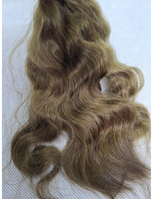 JU&NA mohair- NATURAL BROWN 2 WAVY/CURLY