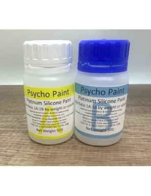 Psycho Paint for Silicone A+B (Clear paint base)