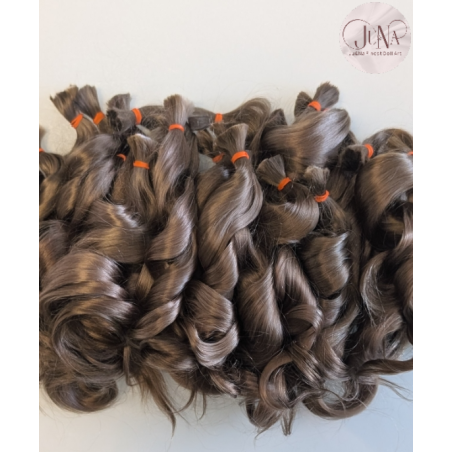 JU&NA mohair- DARK BLONDE WAVY/CURLY