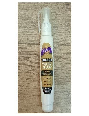 Aleene's Tacky Glue Turbo stronger faster - drying .63 fl oz (18.6 ml)