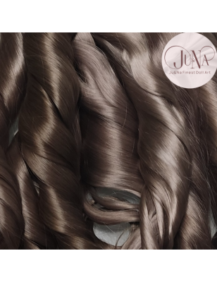 JU&NA mohair- COOL DARK BLONDE WAVY/CURLY
