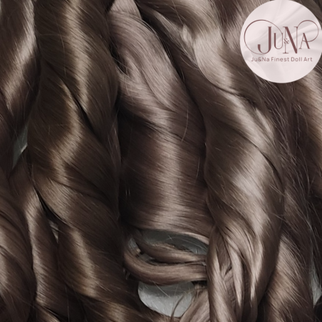 JU&NA mohair- COOL DARK BLONDE WAVY/CURLY