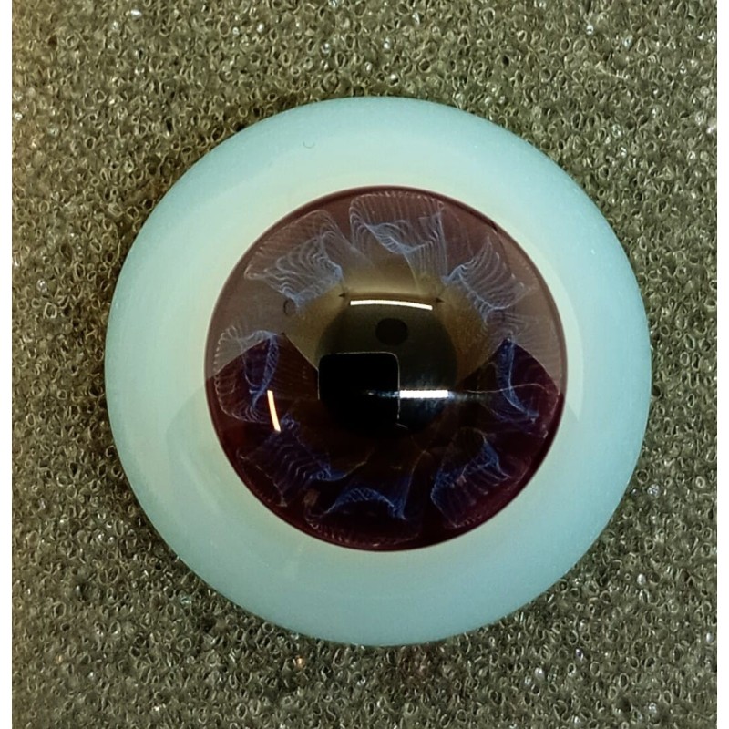 Lauscha FLAT - Sclera Blu -ULTRA DARK  (vetro)