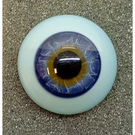 Lauscha FLAT - Sclera Blu -DARK BLUE (vetro)