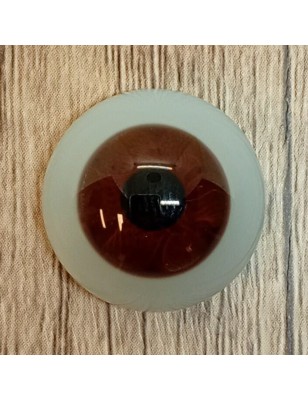 Lauscha FLAT 2 NEW - Sclera Blu - CHOCOLATE BROWN (vetro)