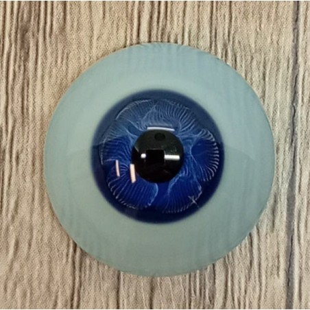 Lauscha FLAT 2 NEW NIGHT BLUE-Sclera Blu-Iride Piccolo