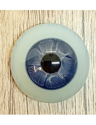 Lauscha FLAT 2 NEW - Sclera Blu - DARK BLUE (vetro)