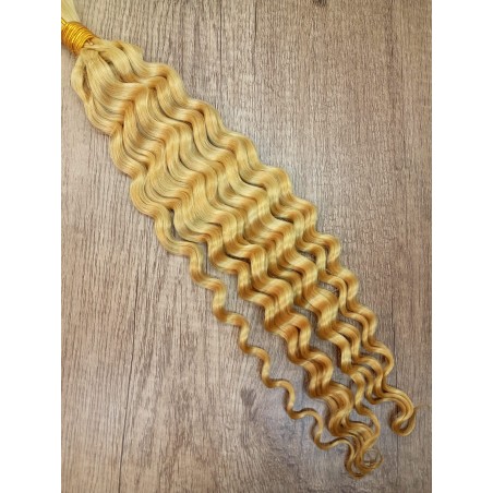 Capelli Umani Ricci - Golden Blonde