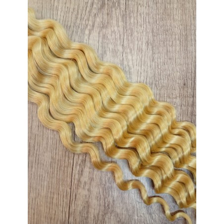Capelli Umani Ricci - Golden Blonde