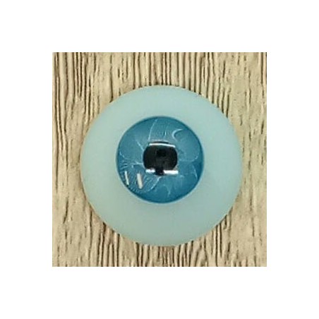 Lauscha FLAT 2 NEW ACQUAMARINA-Sclera Blu-Iride Piccolo