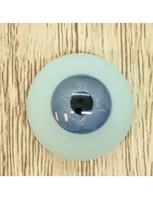 Lauscha FLAT 2 NEW BLUE GRAY-Sclera Blu-Iride Piccolo