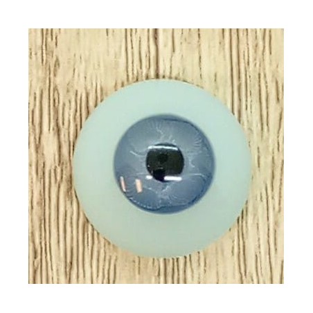 Lauscha FLAT 2 NEW BLUE GRAY-Sclera Blu-Iride Piccolo