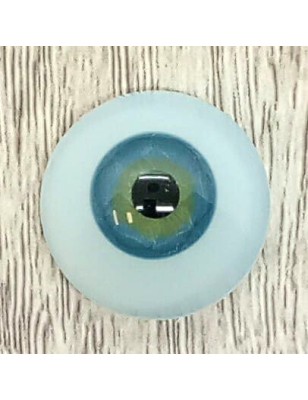 Lauscha FLAT ACQUAMARINA-Sclera Blu -Iride Piccolo