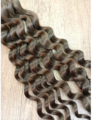 Capelli Umani Ricci - Light Brown