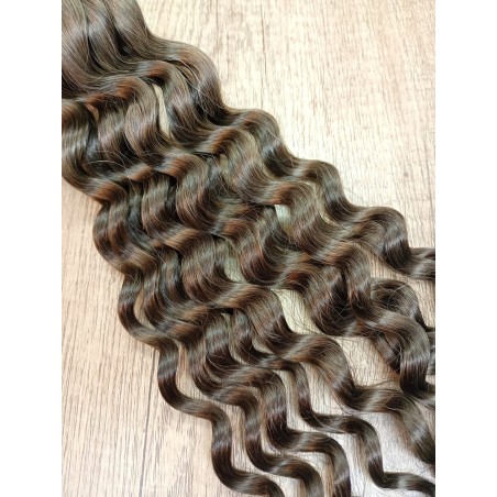 Capelli Umani Ricci - Light Brown