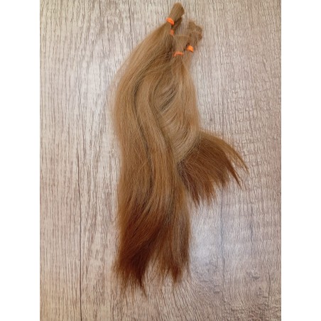 JU&NA mohair-GOLDEN BROWN STRAIGHT