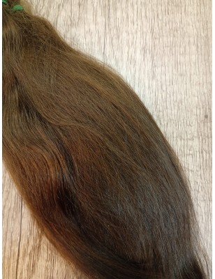 JU&NA mohair-DARK CHOCOLATE STRAIGHT