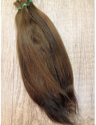 JU&NA mohair-DARK CHOCOLATE STRAIGHT