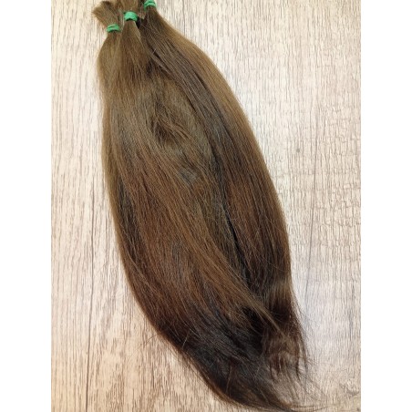 JU&NA mohair-DARK CHOCOLATE STRAIGHT