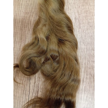 JU&NA mohair- LIGHT BROWN WAVY/CURLY
