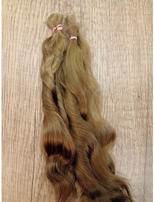 JU&NA mohair- LIGHT BROWN WAVY/CURLY