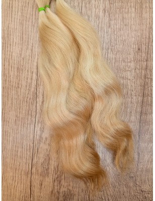 JU&NA mohair-LIGHT GOLDEN BLONDE WAVY/CURLY