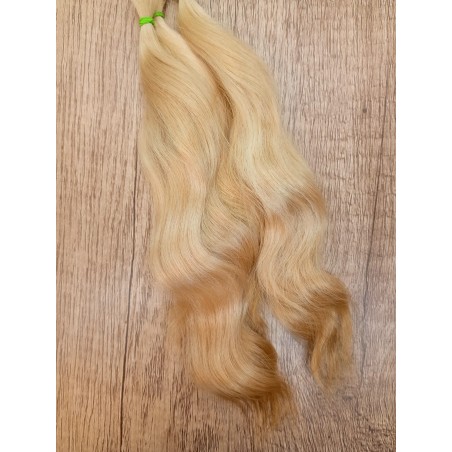 JU&NA mohair-LIGHT GOLDEN BLONDE WAVY/CURLY