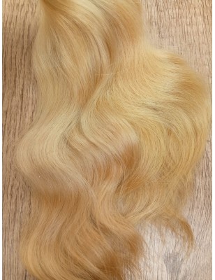 JU&NA mohair-LIGHT GOLDEN BLONDE WAVY/CURLY