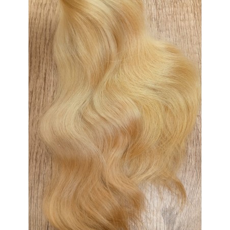 JU&NA mohair-LIGHT GOLDEN BLONDE WAVY/CURLY