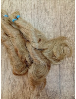 JU&NA mohair- NUDE MEDIUM BLONDE WAVY/CURLY