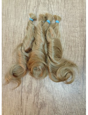 JU&NA mohair- NUDE MEDIUM BLONDE WAVY/CURLY