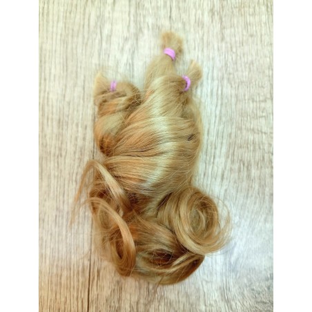 JU&NA mohair-NEW GOLDEN BLONDE WAVY/CURLY