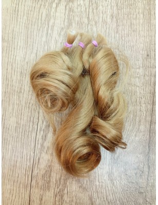 JU&NA mohair-NEW GOLDEN BLONDE WAVY/CURLY