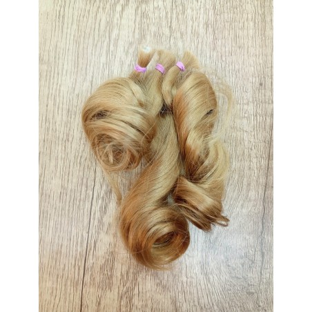 JU&NA mohair-NEW GOLDEN BLONDE WAVY/CURLY